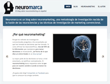 Tablet Screenshot of neuromarca.com